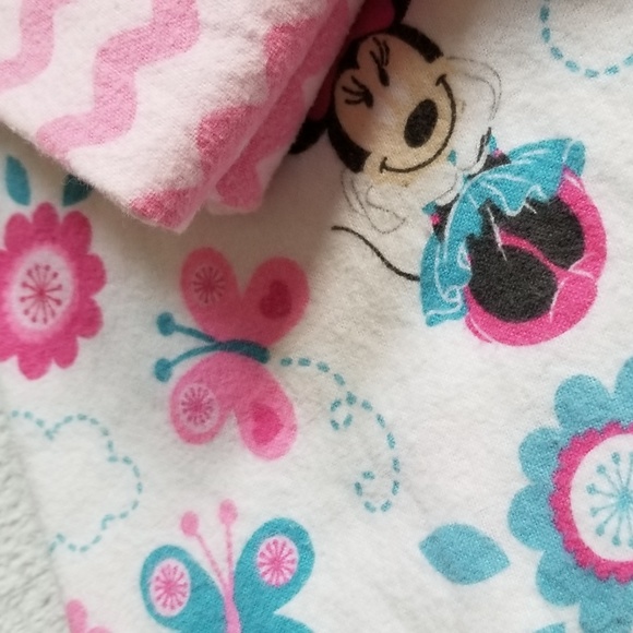 minnie mouse receiving blankets